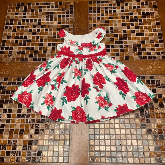 Janie and Jack Holiday Party Rose Dress - Picture 7 of 9